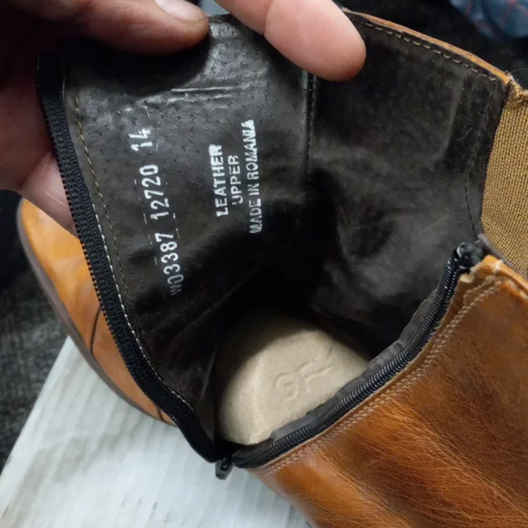 Kenneth Cole REACTION sz 14 zip up boots - Picture 7 of 17